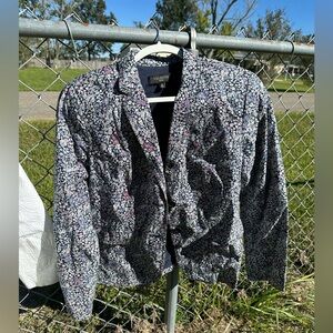 Talbots Petite Women’s Floral Blazer